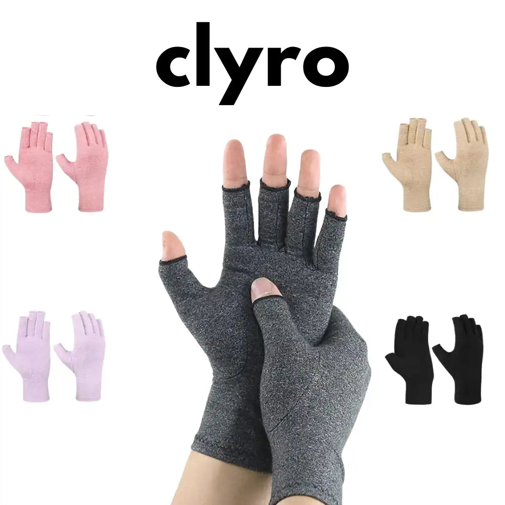 Clyro Grip Gloves – Fingerless Compression Support