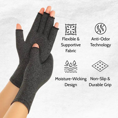 Clyro Grip Gloves – Fingerless Compression Support