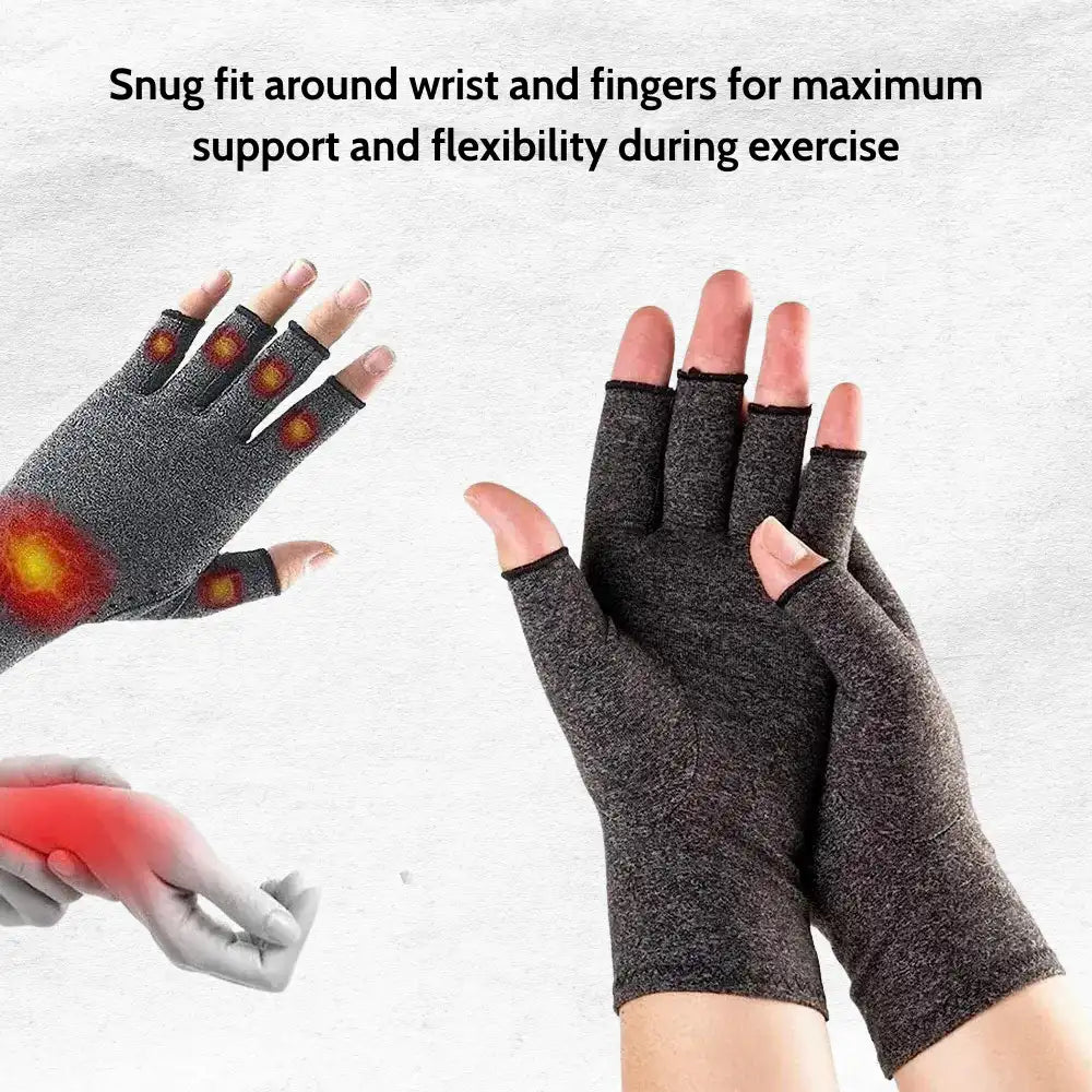 Clyro Grip Gloves – Fingerless Compression Support