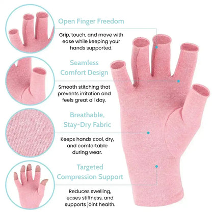 Clyro Grip Gloves – Fingerless Compression Support