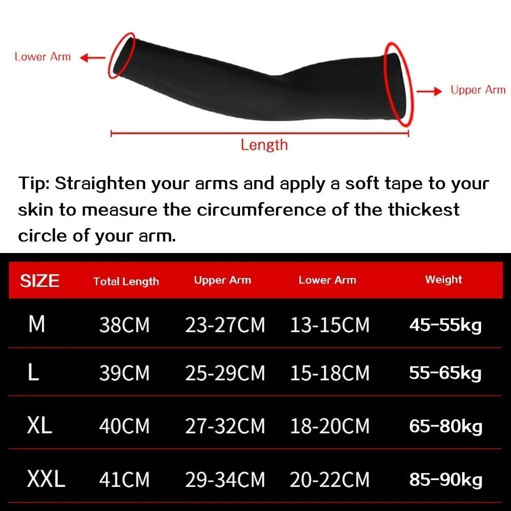 Compression Sleeve – Breathable UV Protection & Support for Basketball, Cycling, Running