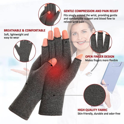 Fingerless Compression Gloves – Support for Sports & Exercise