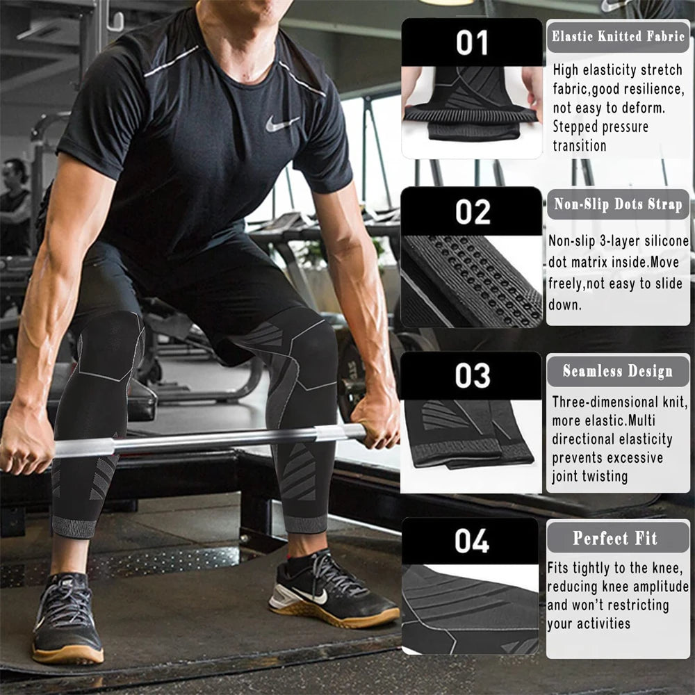 Knee Compression Sleeve – Sports Support & Workout Protection