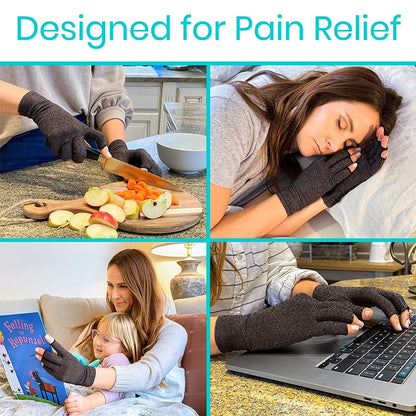 Fingerless Compression Gloves – Support for Sports & Exercise