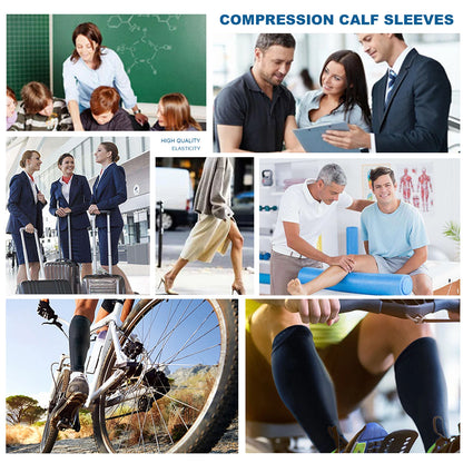 Calf Compression Sleeves – Breathable Support for Running, Cycling & Daily Use