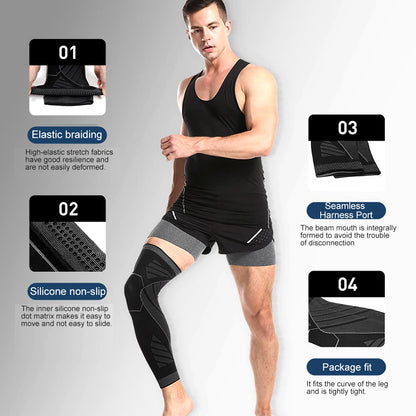 Knee Compression Sleeve – Sports Support & Workout Protection