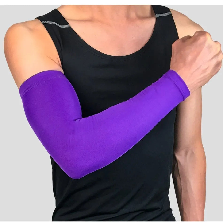 Compression Sleeve – Breathable UV Protection & Support for Basketball, Cycling, Running