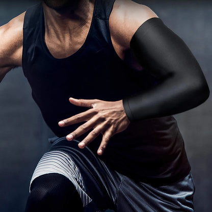 Compression Sleeve – Breathable UV Protection & Support for Basketball, Cycling, Running