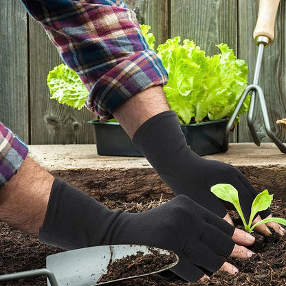Fingerless Compression Gloves – Support for Sports & Exercise