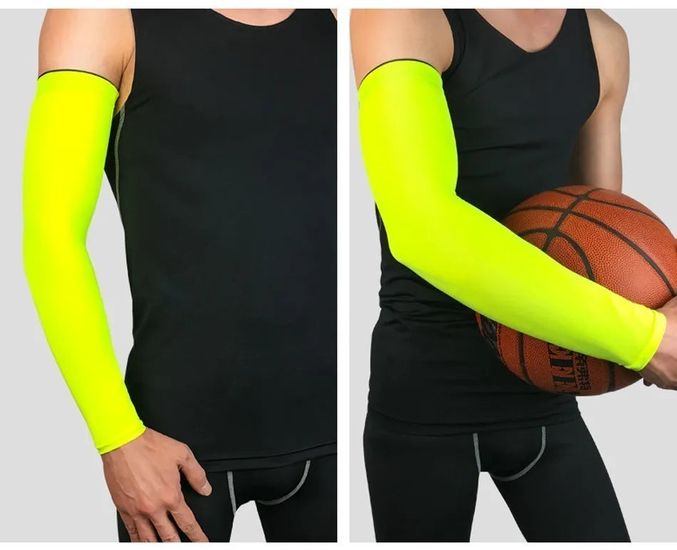 Compression Sleeve – Breathable UV Protection & Support for Basketball, Cycling, Running