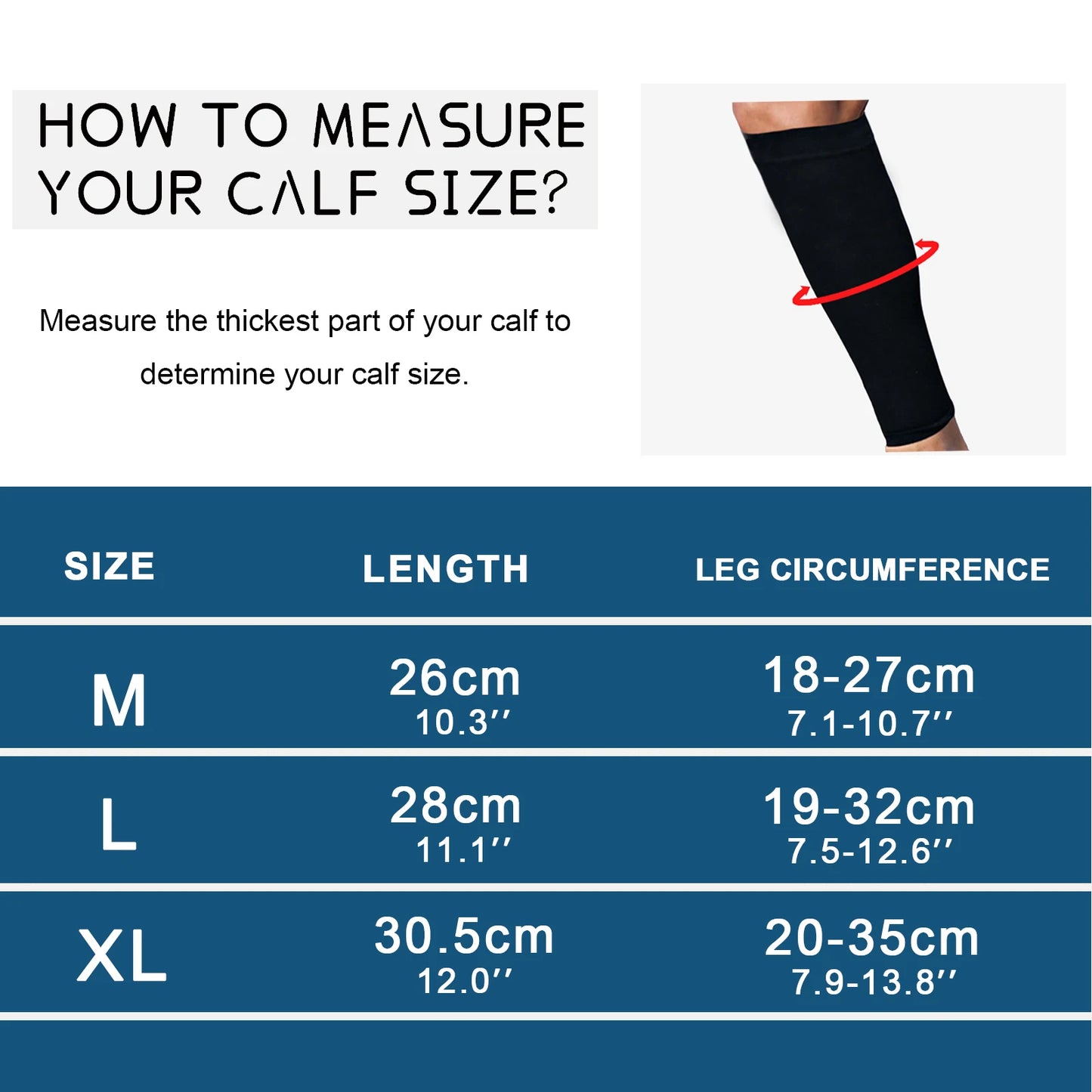 Calf Compression Sleeves – Breathable Support for Running, Cycling & Daily Use