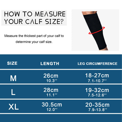 Calf Compression Sleeves – Breathable Support for Running, Cycling & Daily Use