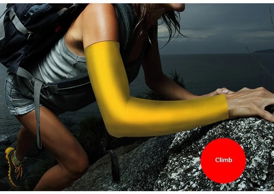 Compression Sleeve – Breathable UV Protection & Support for Basketball, Cycling, Running
