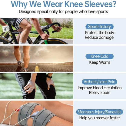 Knee Compression Sleeve – Sports Support & Workout Protection