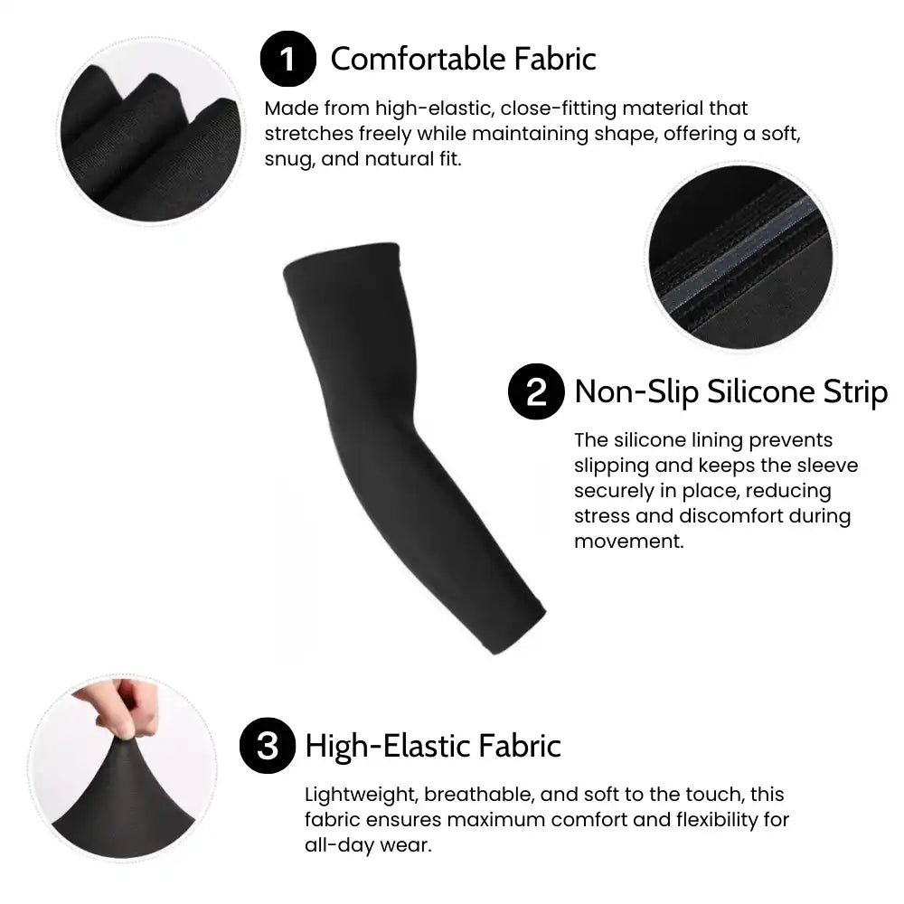Clyro Flex Arm Sleeves – UV Protection & Muscle Support