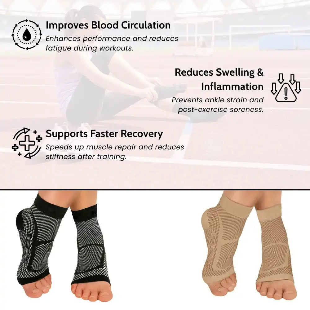 Clyro Steady Ankle Socks – Arch & Ankle Support